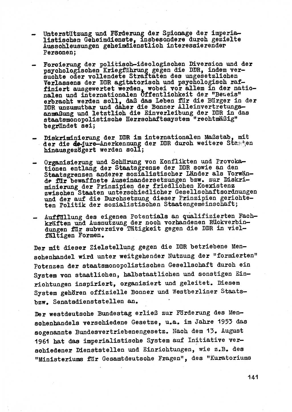 Strafrecht der DDR (Deutsche Demokratische Republik), Besonderer Teil, Lehrmaterial, Heft 2 1969, Seite 141 (Strafr. DDR BT Lehrmat. H. 2 1969, S. 141)