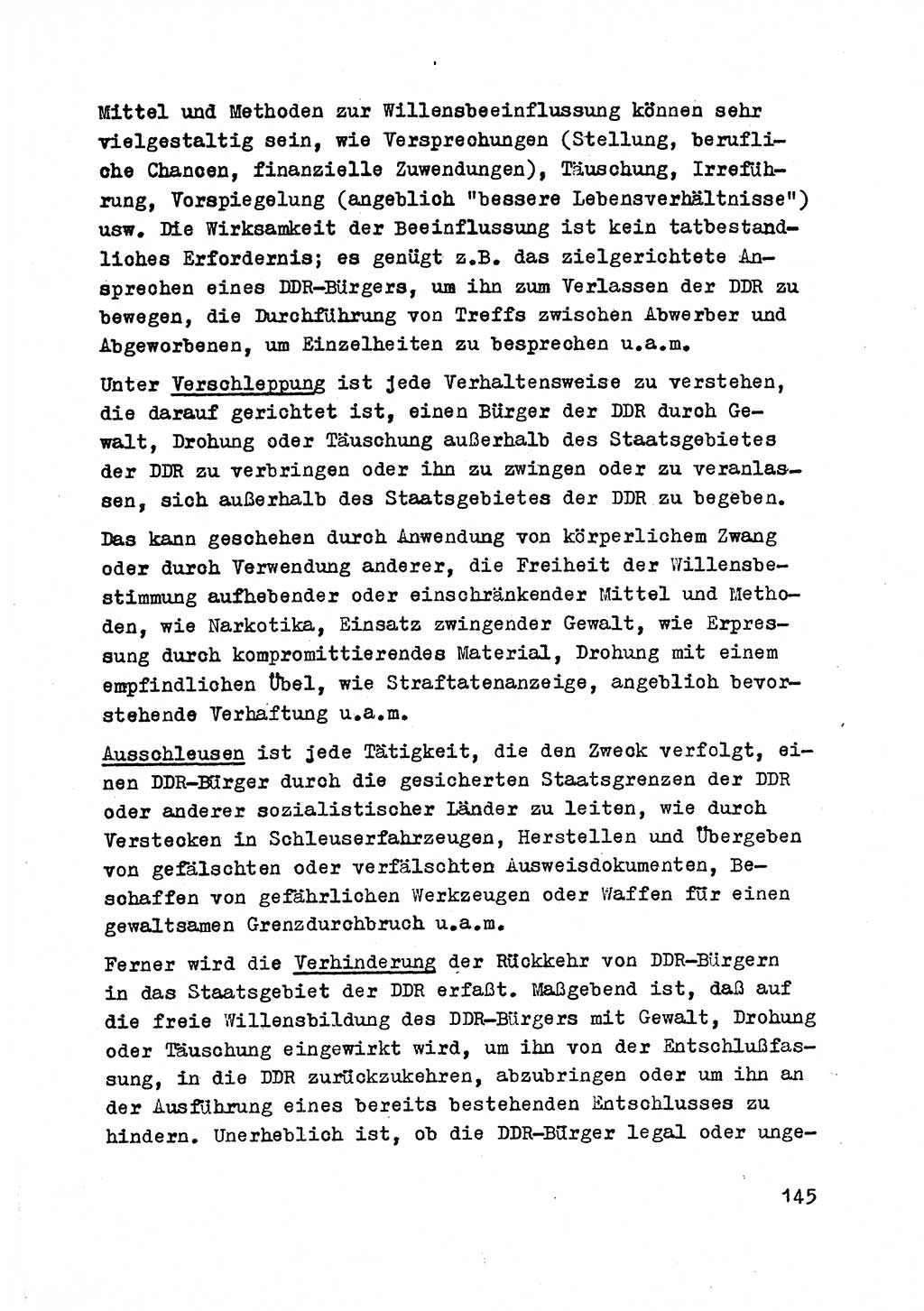 Strafrecht der DDR (Deutsche Demokratische Republik), Besonderer Teil, Lehrmaterial, Heft 2 1969, Seite 145 (Strafr. DDR BT Lehrmat. H. 2 1969, S. 145)