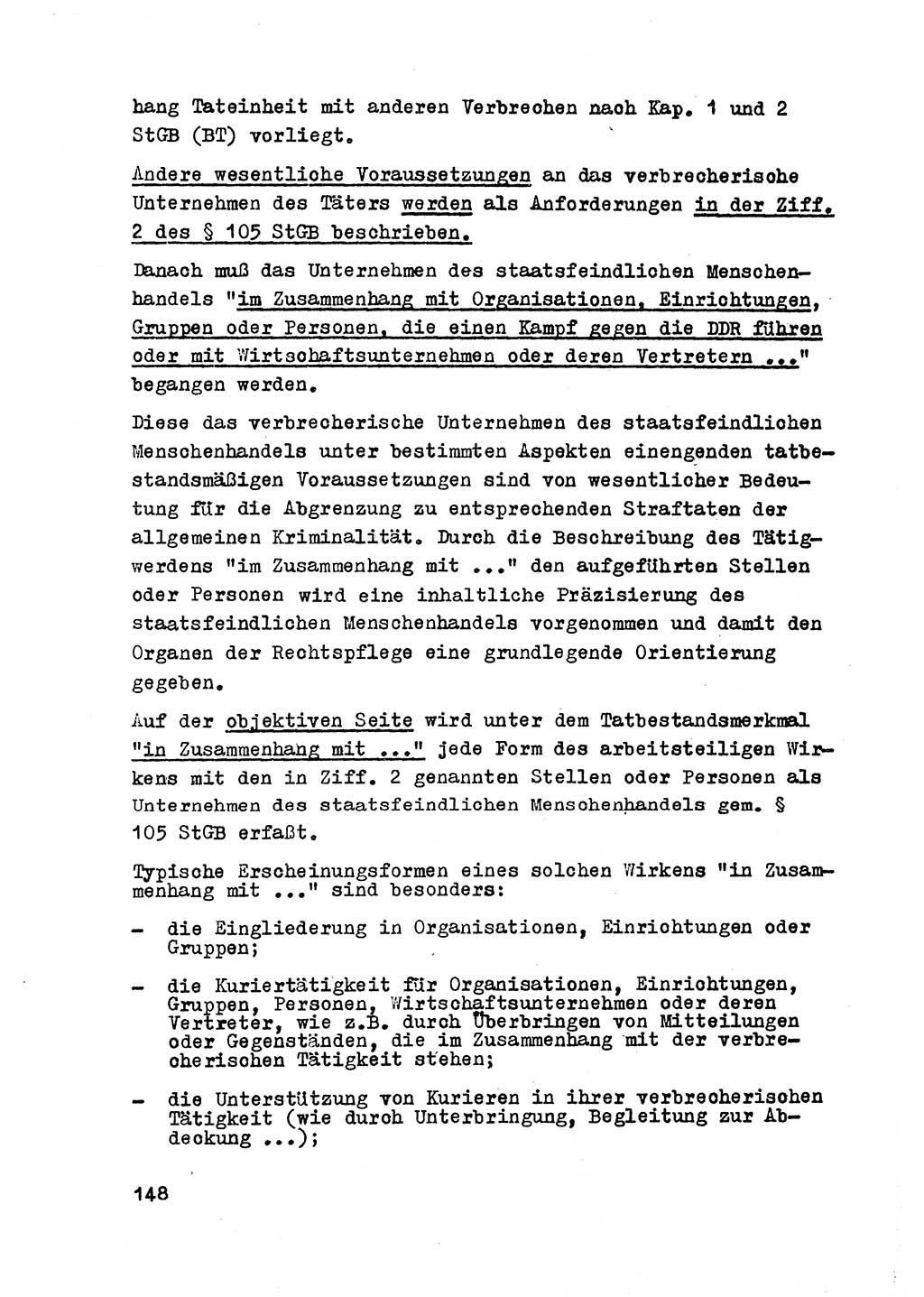Strafrecht der DDR (Deutsche Demokratische Republik), Besonderer Teil, Lehrmaterial, Heft 2 1969, Seite 148 (Strafr. DDR BT Lehrmat. H. 2 1969, S. 148)