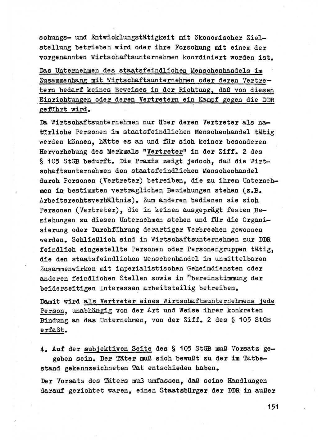 Strafrecht der DDR (Deutsche Demokratische Republik), Besonderer Teil, Lehrmaterial, Heft 2 1969, Seite 151 (Strafr. DDR BT Lehrmat. H. 2 1969, S. 151)