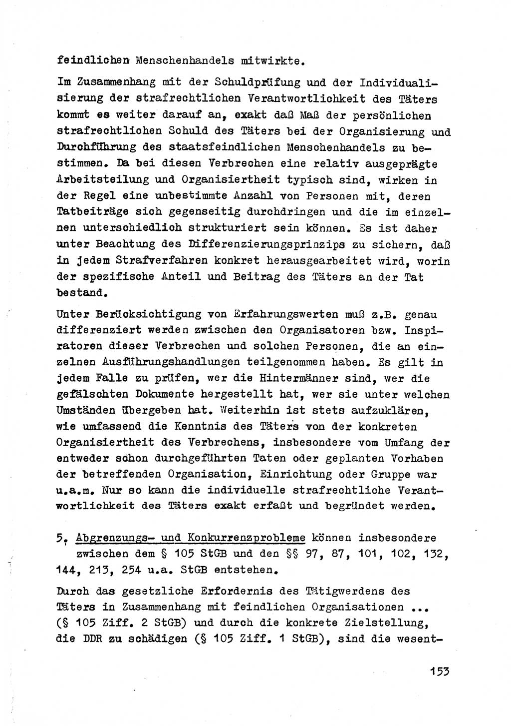 Strafrecht der DDR (Deutsche Demokratische Republik), Besonderer Teil, Lehrmaterial, Heft 2 1969, Seite 153 (Strafr. DDR BT Lehrmat. H. 2 1969, S. 153)