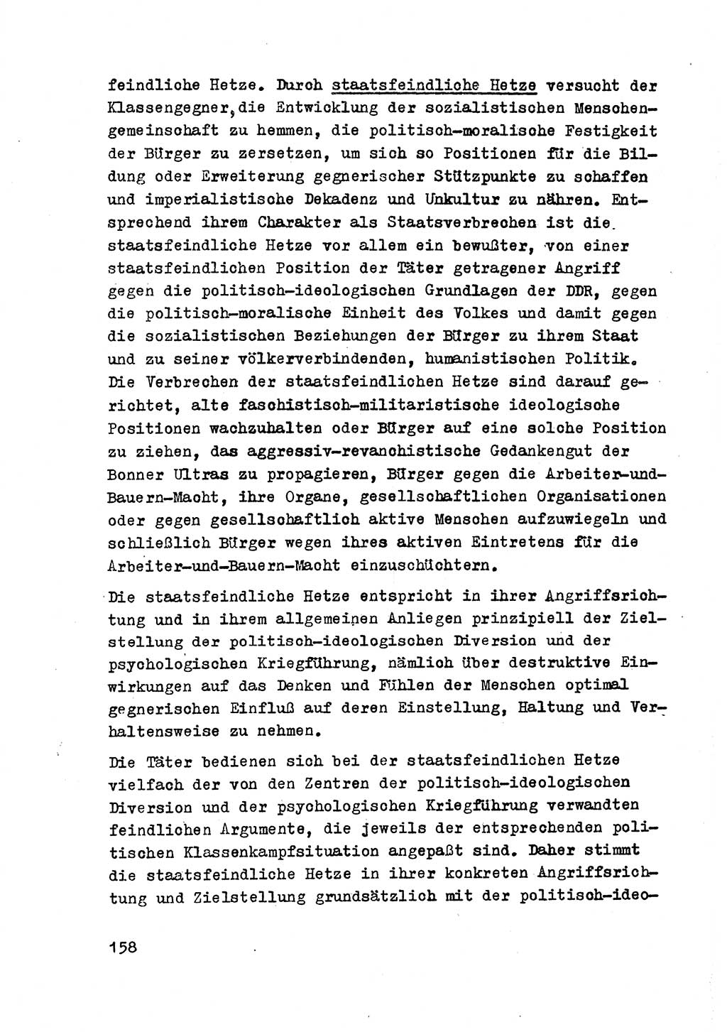 Strafrecht der DDR (Deutsche Demokratische Republik), Besonderer Teil, Lehrmaterial, Heft 2 1969, Seite 158 (Strafr. DDR BT Lehrmat. H. 2 1969, S. 158)