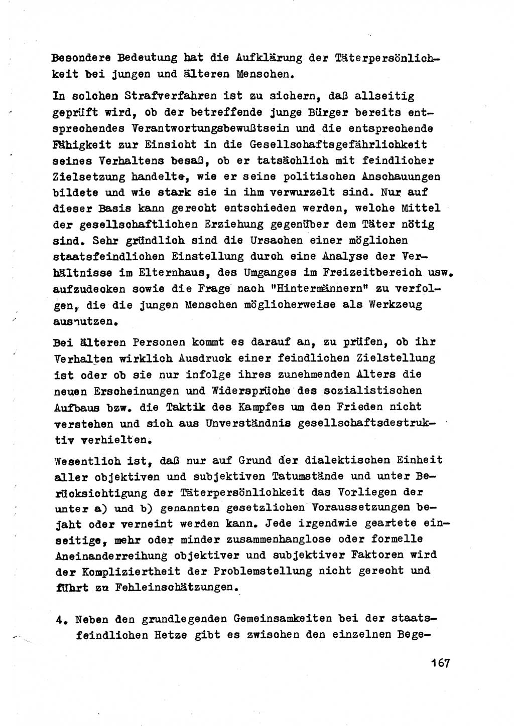 Strafrecht der DDR (Deutsche Demokratische Republik), Besonderer Teil, Lehrmaterial, Heft 2 1969, Seite 167 (Strafr. DDR BT Lehrmat. H. 2 1969, S. 167)
