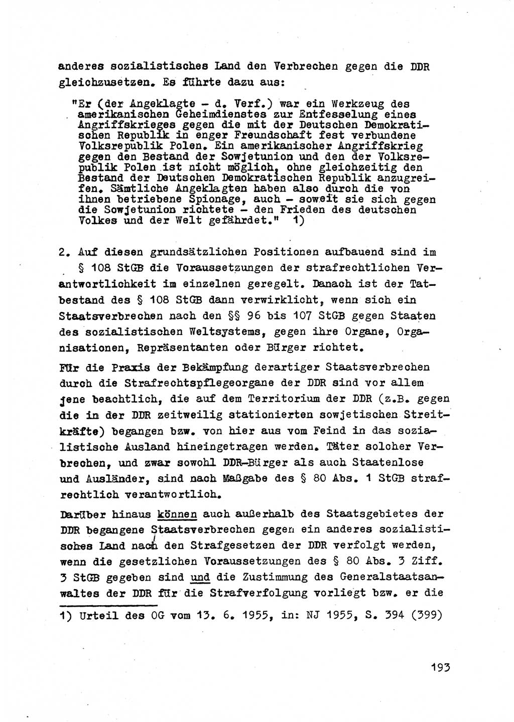 Strafrecht der DDR (Deutsche Demokratische Republik), Besonderer Teil, Lehrmaterial, Heft 2 1969, Seite 193 (Strafr. DDR BT Lehrmat. H. 2 1969, S. 193)