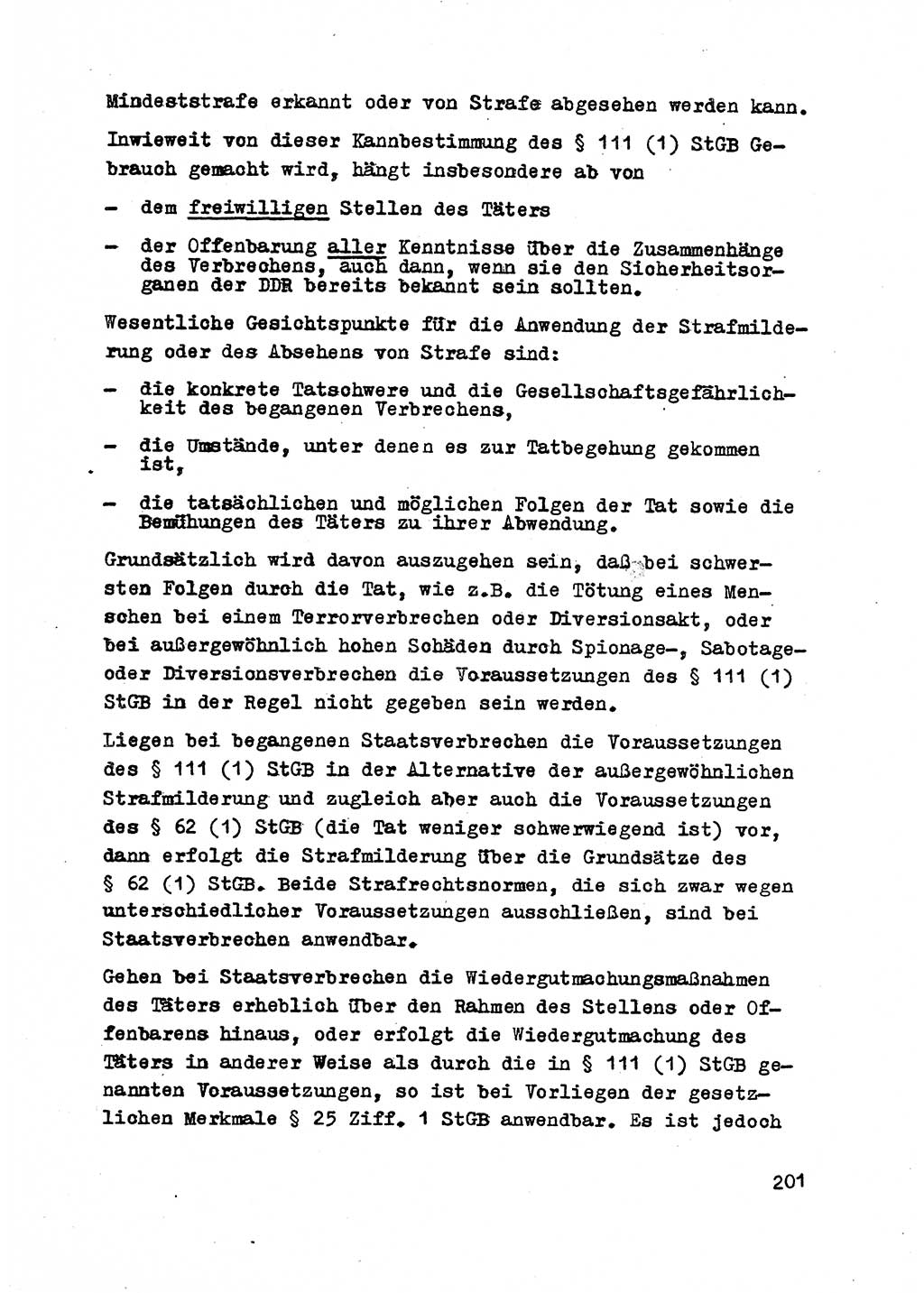 Strafrecht der DDR (Deutsche Demokratische Republik), Besonderer Teil, Lehrmaterial, Heft 2 1969, Seite 201 (Strafr. DDR BT Lehrmat. H. 2 1969, S. 201)