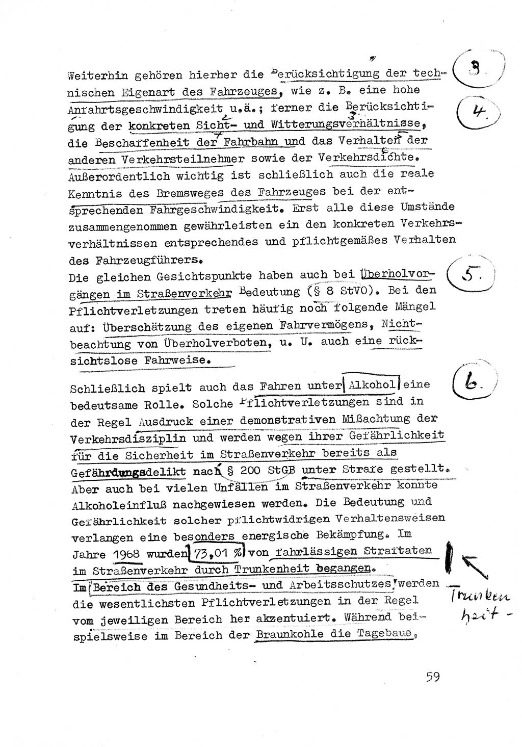 Strafrecht der DDR (Deutsche Demokratische Republik), Besonderer Teil, Lehrmaterial, Heft 3 1969, Seite 59 (Strafr. DDR BT Lehrmat. H. 3 1969, S. 59)
