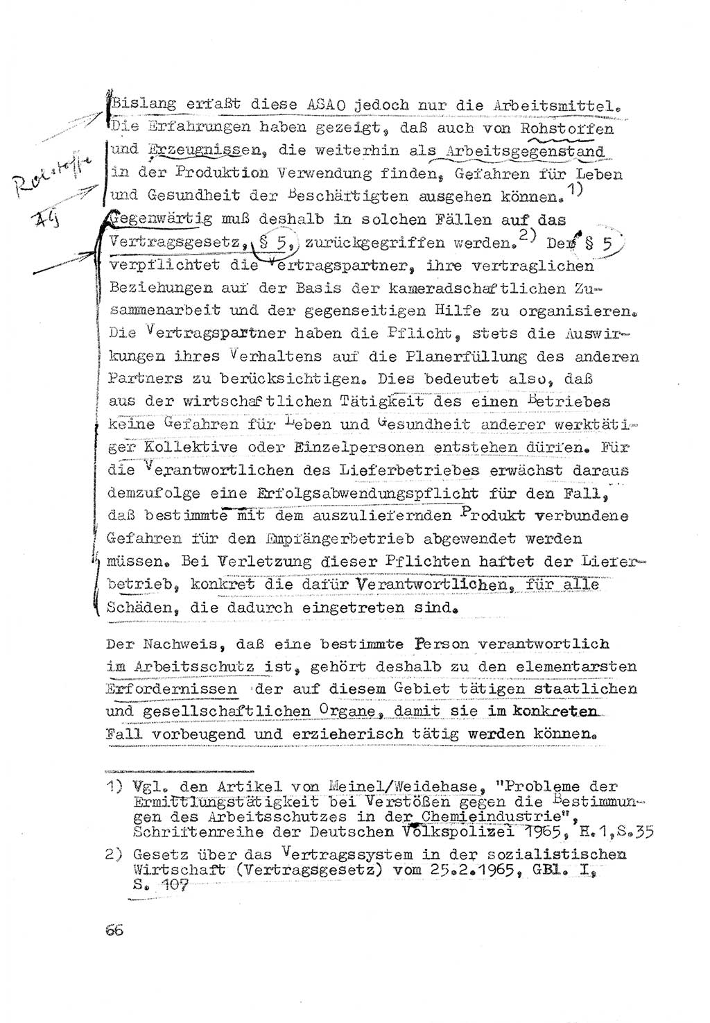 Strafrecht der DDR (Deutsche Demokratische Republik), Besonderer Teil, Lehrmaterial, Heft 3 1969, Seite 66 (Strafr. DDR BT Lehrmat. H. 3 1969, S. 66)