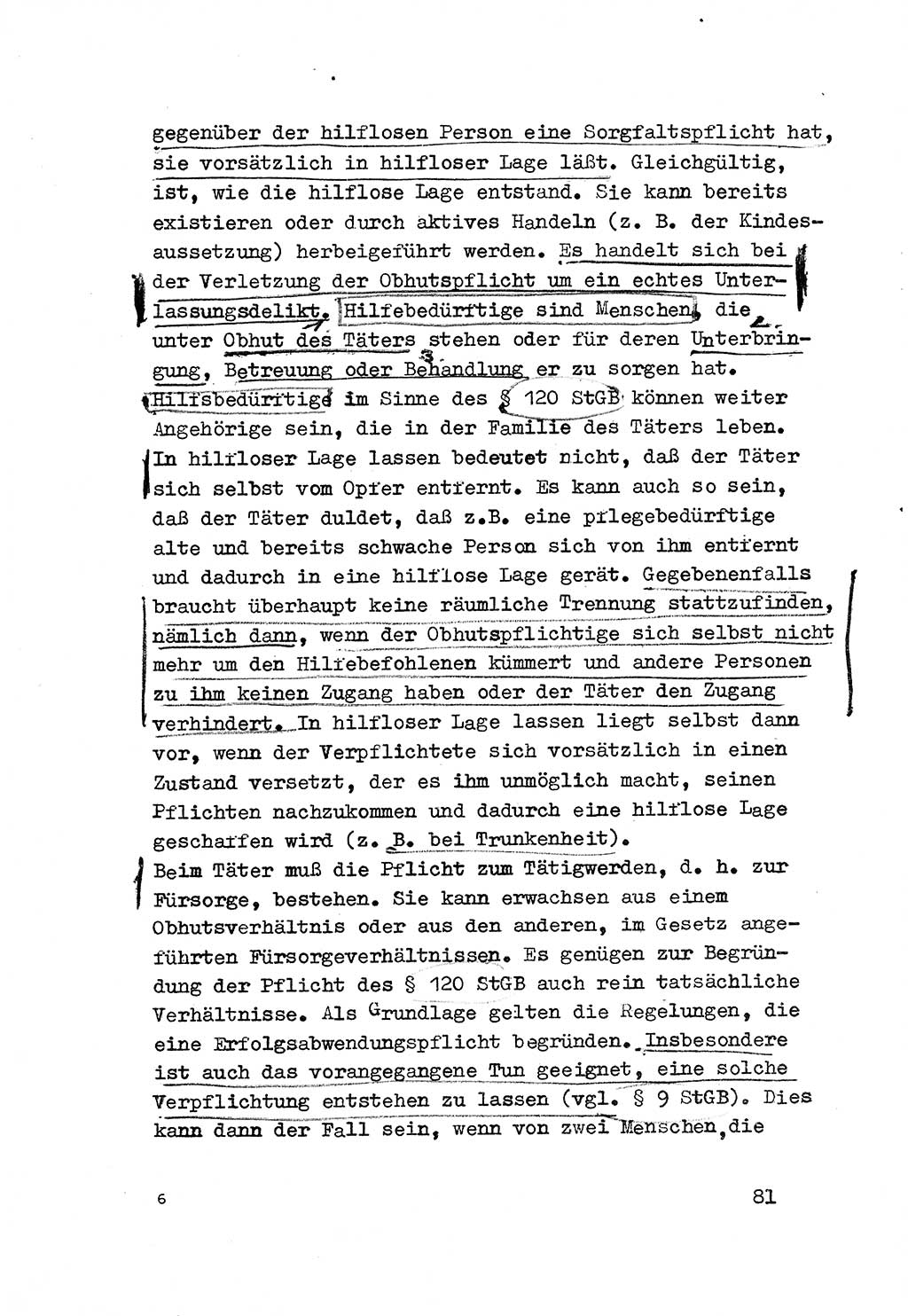 Strafrecht der DDR (Deutsche Demokratische Republik), Besonderer Teil, Lehrmaterial, Heft 3 1969, Seite 81 (Strafr. DDR BT Lehrmat. H. 3 1969, S. 81)