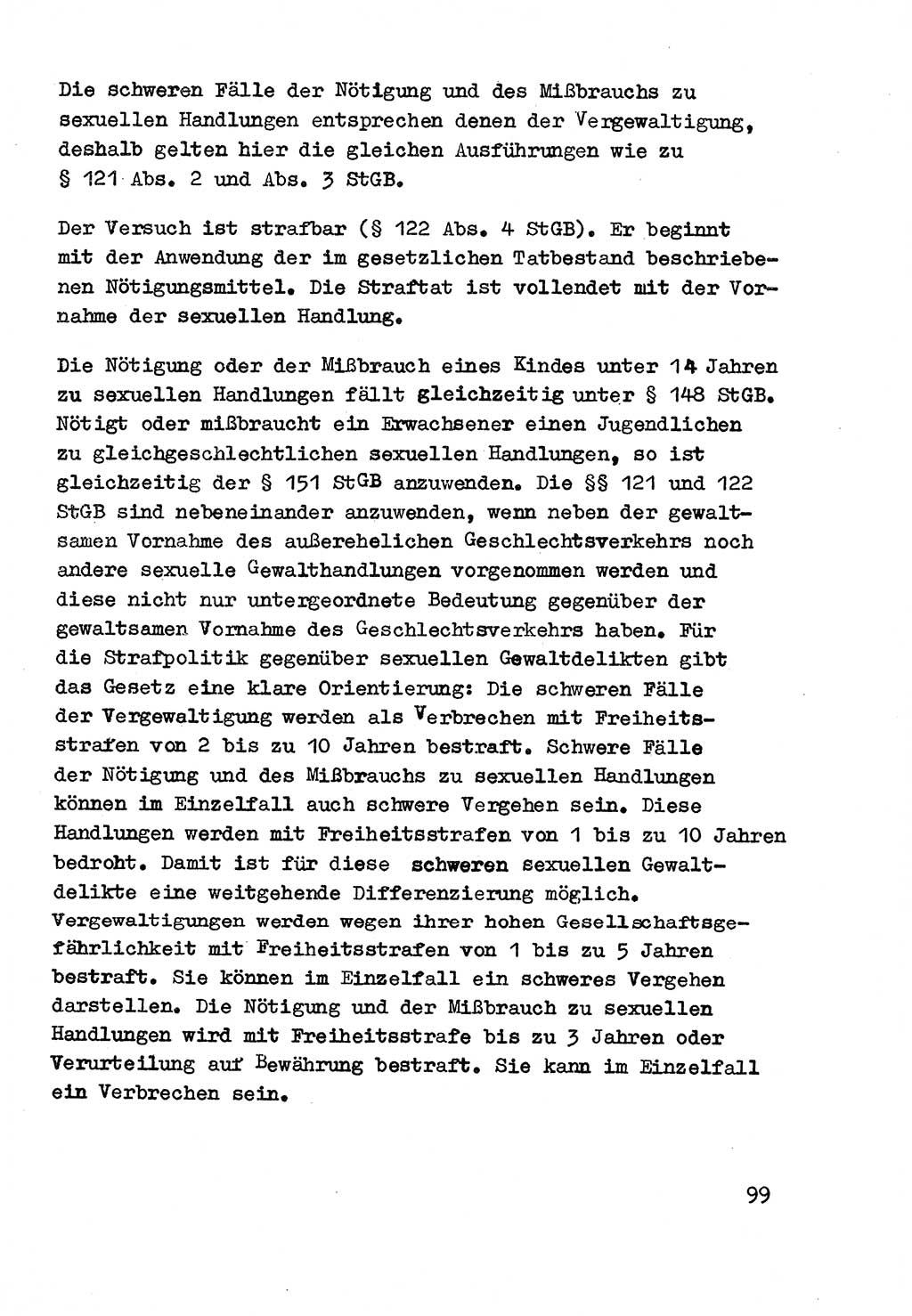 Strafrecht der DDR (Deutsche Demokratische Republik), Besonderer Teil, Lehrmaterial, Heft 3 1969, Seite 99 (Strafr. DDR BT Lehrmat. H. 3 1969, S. 99)