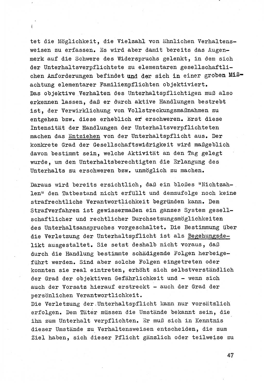 Strafrecht der DDR (Deutsche Demokratische Republik), Besonderer Teil, Lehrmaterial, Heft 4 1969, Seite 47 (Strafr. DDR BT Lehrmat. H. 4 1969, S. 47)