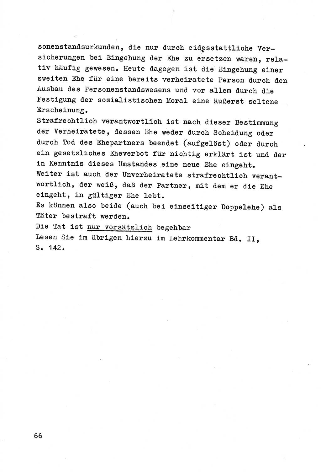 Strafrecht der DDR (Deutsche Demokratische Republik), Besonderer Teil, Lehrmaterial, Heft 4 1969, Seite 66 (Strafr. DDR BT Lehrmat. H. 4 1969, S. 66)