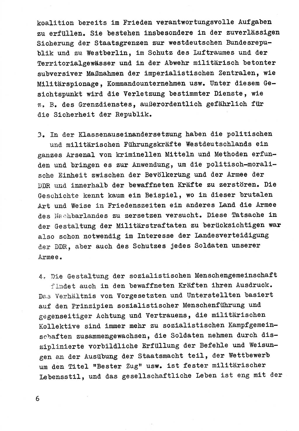 Strafrecht der DDR (Deutsche Demokratische Republik), Besonderer Teil, Lehrmaterial, Heft 9 1969, Seite 6 (Strafr. DDR BT Lehrmat. H. 9 1969, S. 6)