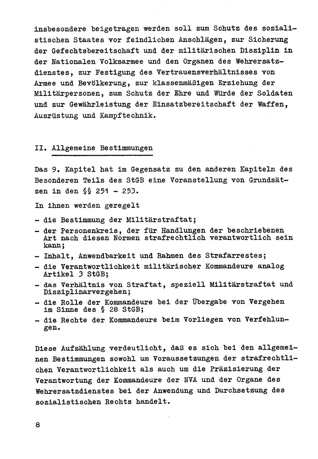 Strafrecht der DDR (Deutsche Demokratische Republik), Besonderer Teil, Lehrmaterial, Heft 9 1969, Seite 8 (Strafr. DDR BT Lehrmat. H. 9 1969, S. 8)