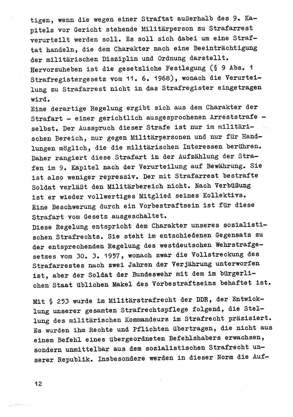 Strafrecht der DDR (Deutsche Demokratische Republik), Besonderer Teil, Lehrmaterial, Heft 9 1969, Seite 12 (Strafr. DDR BT Lehrmat. H. 9 1969, S. 12)