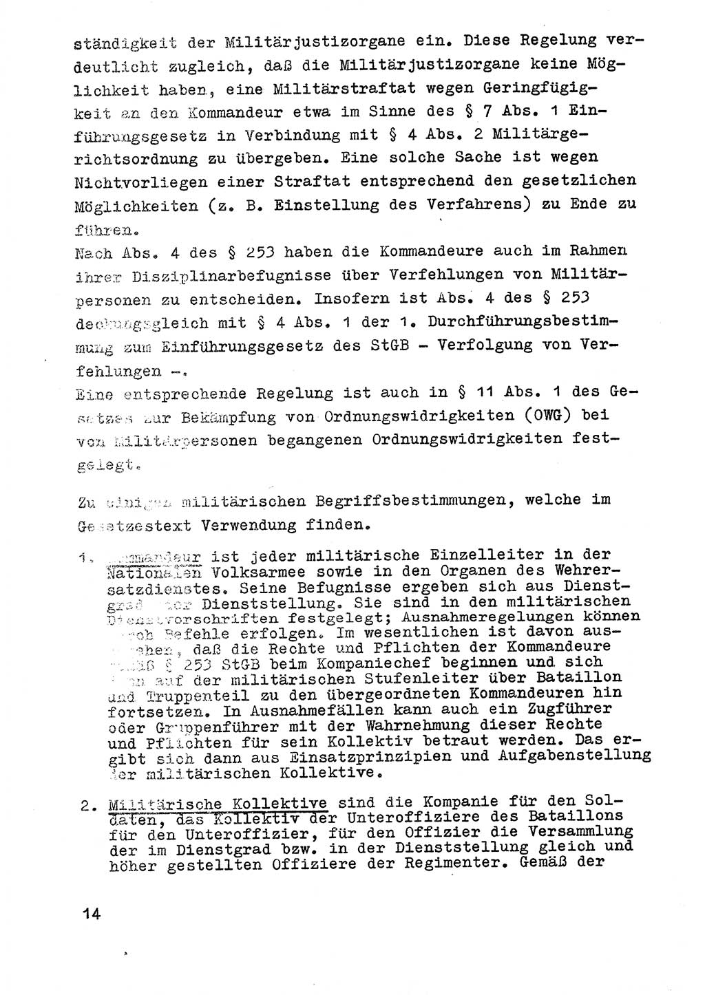 Strafrecht der DDR (Deutsche Demokratische Republik), Besonderer Teil, Lehrmaterial, Heft 9 1969, Seite 14 (Strafr. DDR BT Lehrmat. H. 9 1969, S. 14)