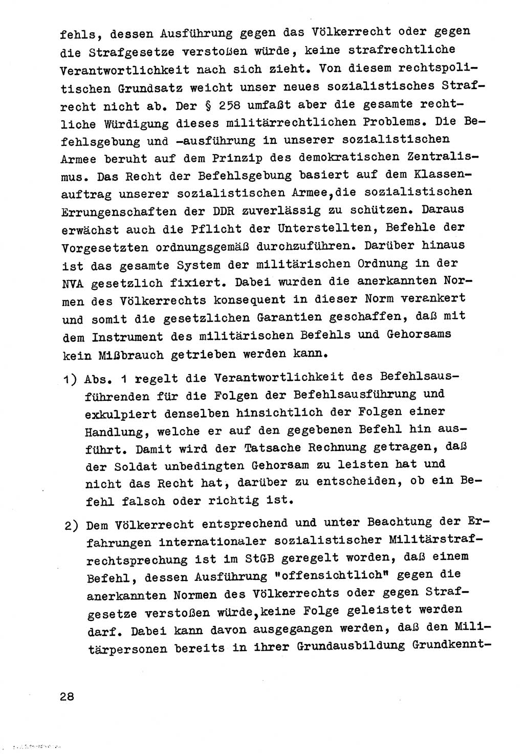 Strafrecht der DDR (Deutsche Demokratische Republik), Besonderer Teil, Lehrmaterial, Heft 9 1969, Seite 28 (Strafr. DDR BT Lehrmat. H. 9 1969, S. 28)