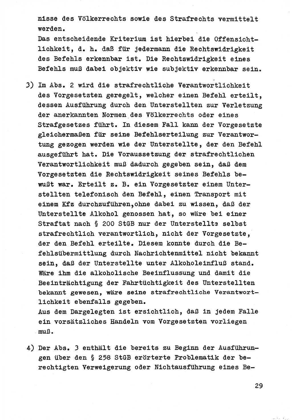 Strafrecht der DDR (Deutsche Demokratische Republik), Besonderer Teil, Lehrmaterial, Heft 9 1969, Seite 29 (Strafr. DDR BT Lehrmat. H. 9 1969, S. 29)