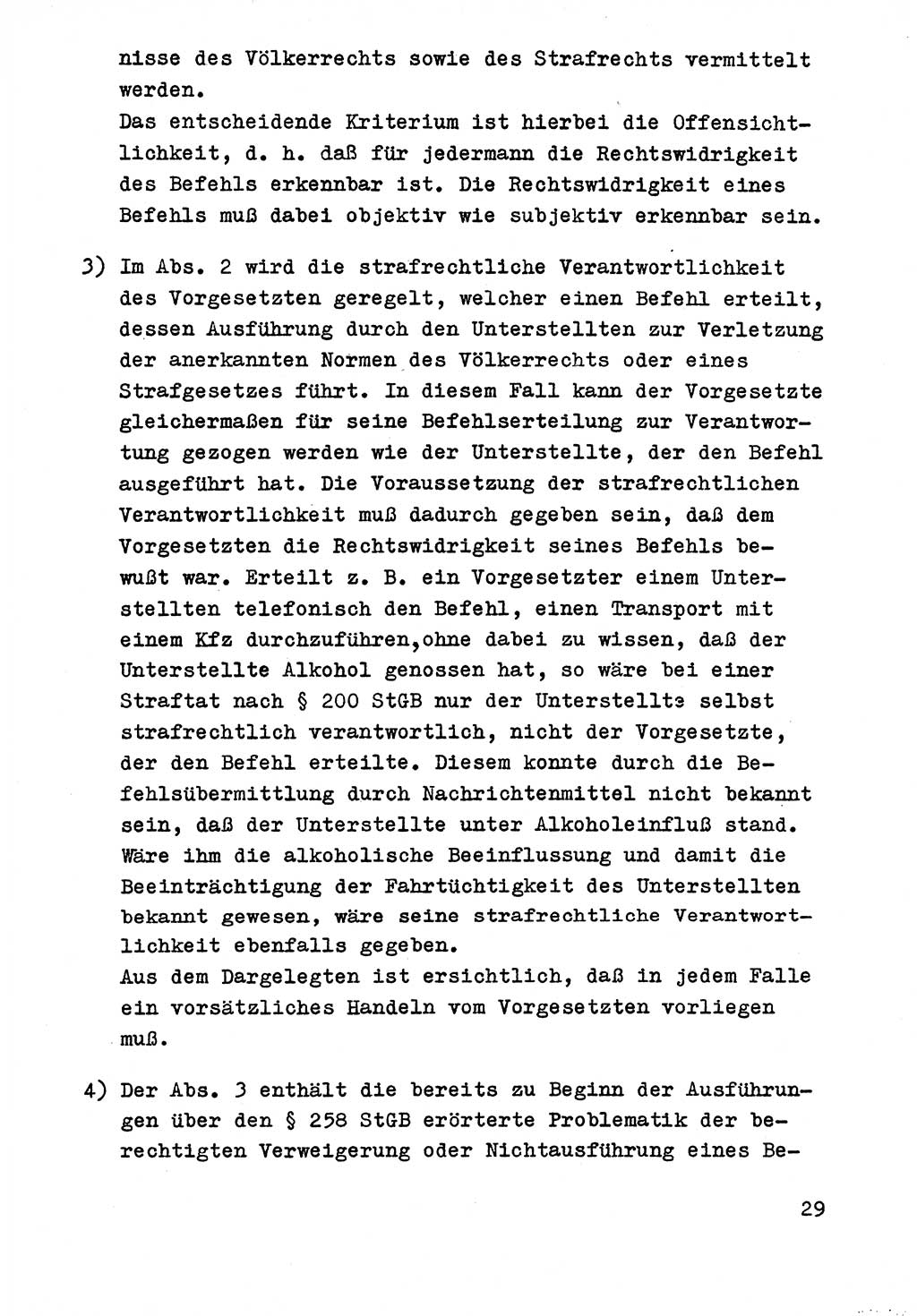 Strafrecht der DDR (Deutsche Demokratische Republik), Besonderer Teil, Lehrmaterial, Heft 9 1969, Seite 29 (Strafr. DDR BT Lehrmat. H. 9 1969, S. 29)