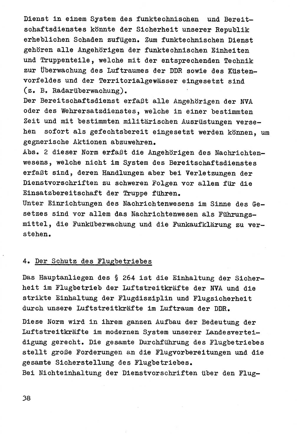 Strafrecht der DDR (Deutsche Demokratische Republik), Besonderer Teil, Lehrmaterial, Heft 9 1969, Seite 38 (Strafr. DDR BT Lehrmat. H. 9 1969, S. 38)