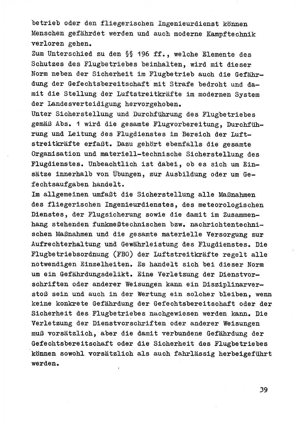 Strafrecht der DDR (Deutsche Demokratische Republik), Besonderer Teil, Lehrmaterial, Heft 9 1969, Seite 39 (Strafr. DDR BT Lehrmat. H. 9 1969, S. 39)