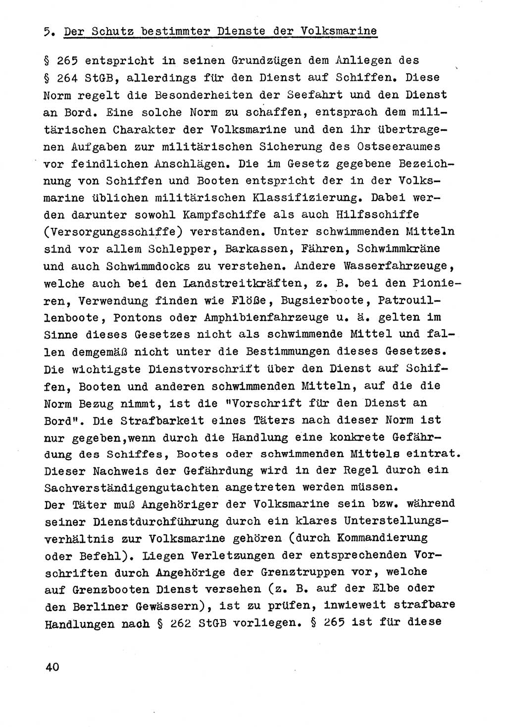 Strafrecht der DDR (Deutsche Demokratische Republik), Besonderer Teil, Lehrmaterial, Heft 9 1969, Seite 40 (Strafr. DDR BT Lehrmat. H. 9 1969, S. 40)