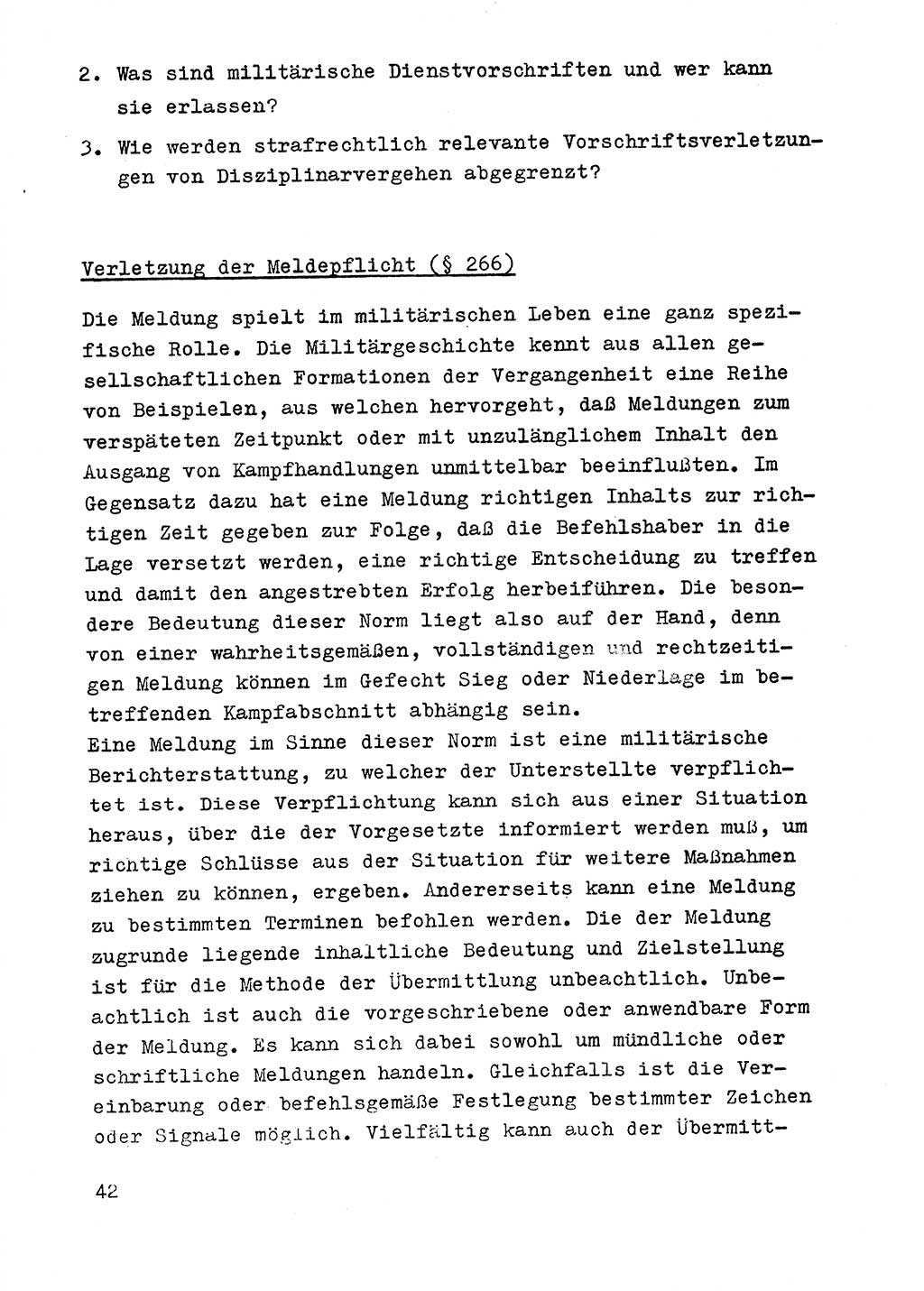 Strafrecht der DDR (Deutsche Demokratische Republik), Besonderer Teil, Lehrmaterial, Heft 9 1969, Seite 42 (Strafr. DDR BT Lehrmat. H. 9 1969, S. 42)