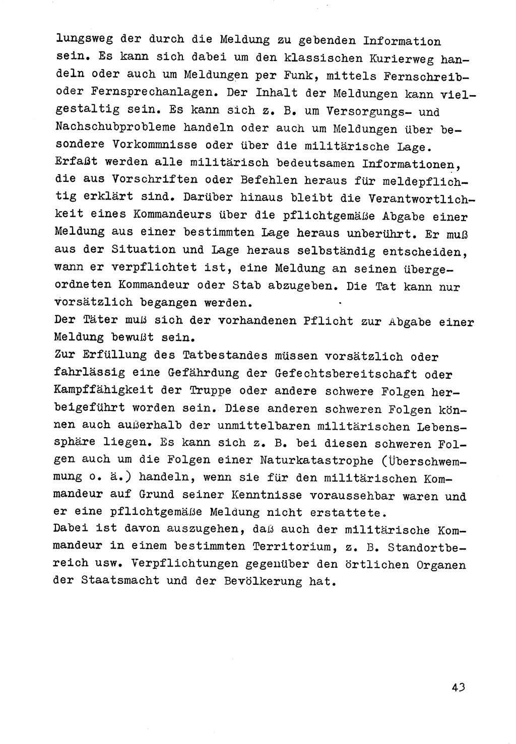 Strafrecht der DDR (Deutsche Demokratische Republik), Besonderer Teil, Lehrmaterial, Heft 9 1969, Seite 43 (Strafr. DDR BT Lehrmat. H. 9 1969, S. 43)