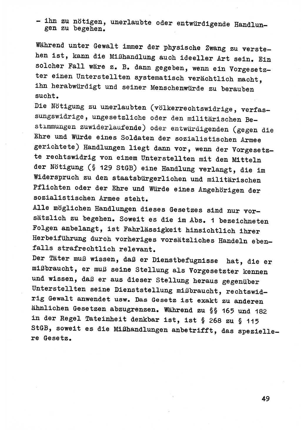 Strafrecht der DDR (Deutsche Demokratische Republik), Besonderer Teil, Lehrmaterial, Heft 9 1969, Seite 49 (Strafr. DDR BT Lehrmat. H. 9 1969, S. 49)