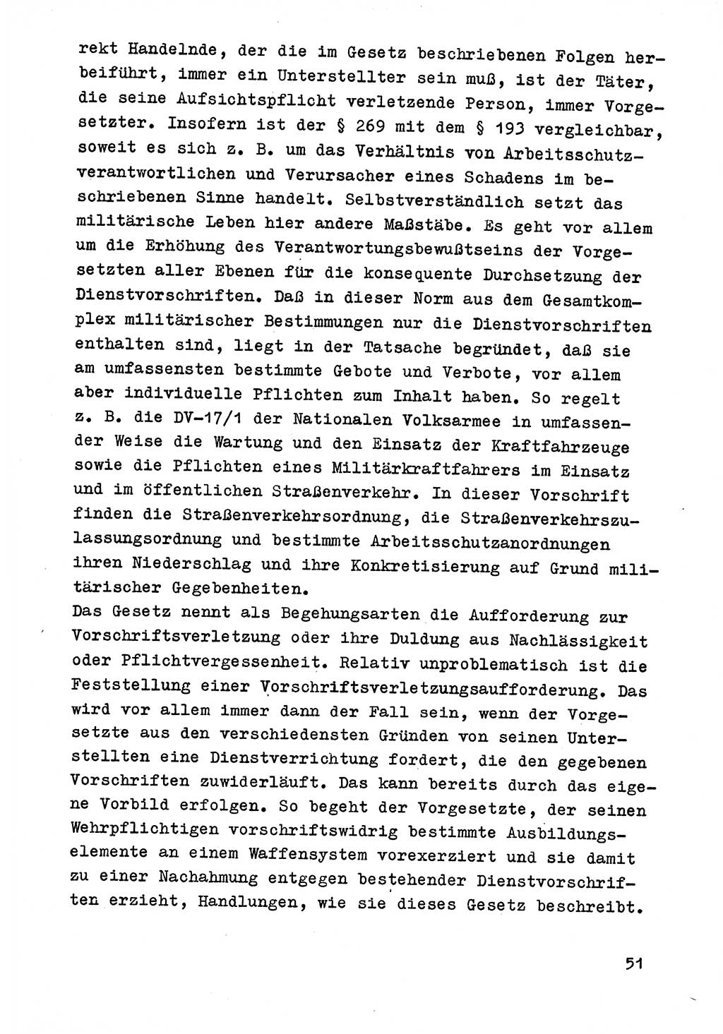 Strafrecht der DDR (Deutsche Demokratische Republik), Besonderer Teil, Lehrmaterial, Heft 9 1969, Seite 51 (Strafr. DDR BT Lehrmat. H. 9 1969, S. 51)