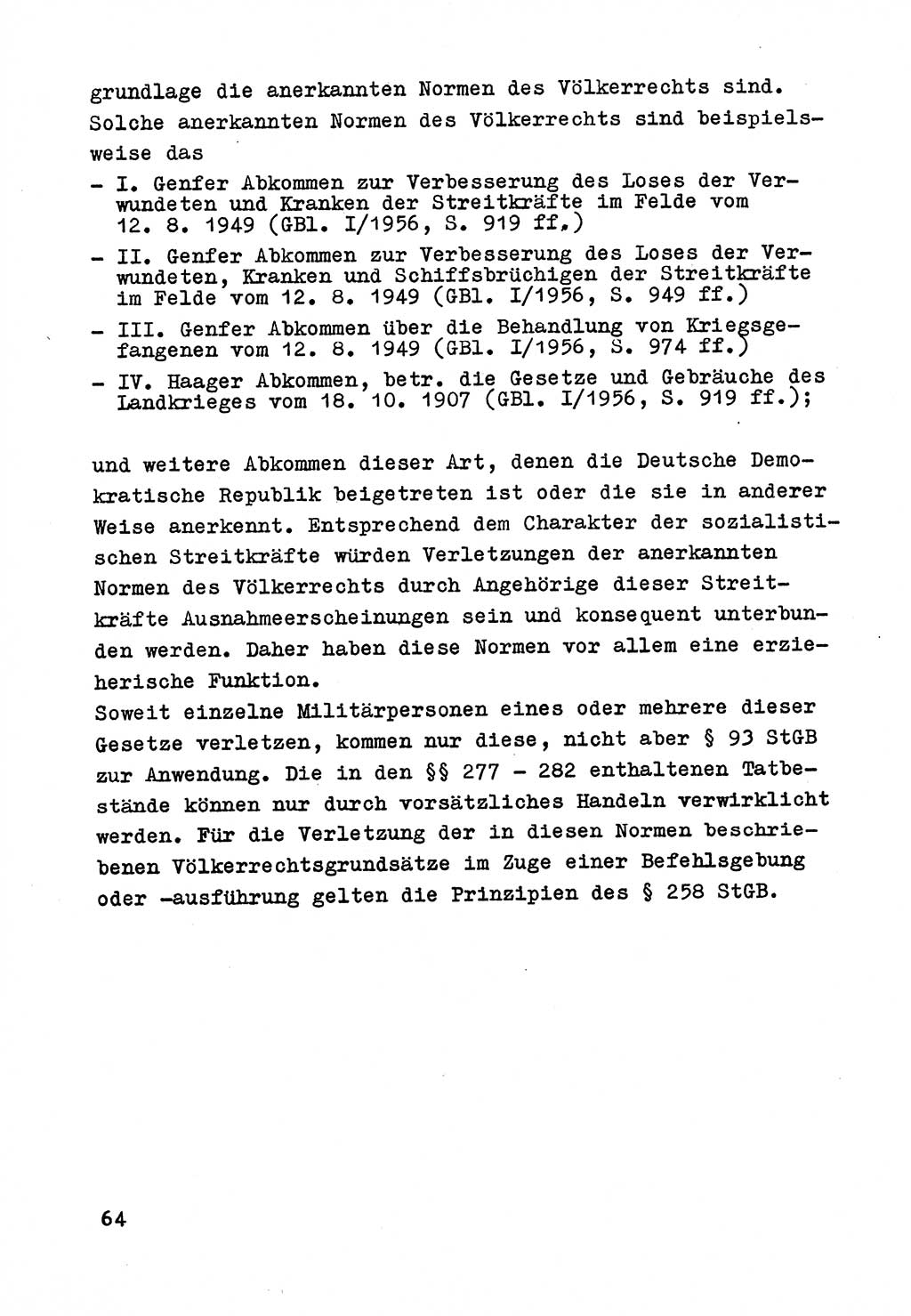 Strafrecht der DDR (Deutsche Demokratische Republik), Besonderer Teil, Lehrmaterial, Heft 9 1969, Seite 64 (Strafr. DDR BT Lehrmat. H. 9 1969, S. 64)