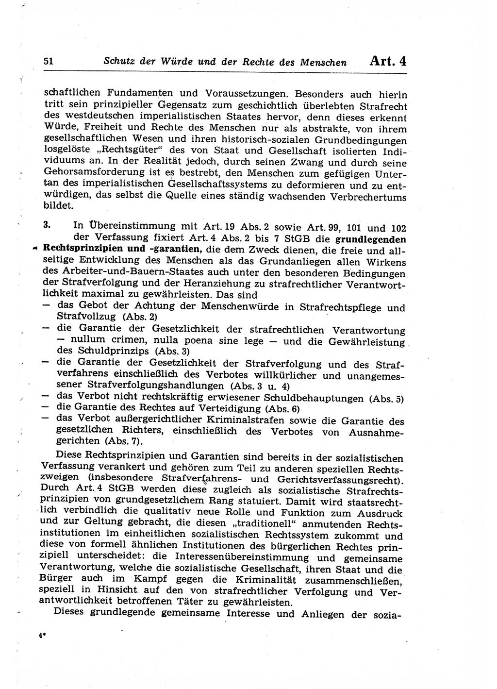 Strafrecht der Deutschen Demokratischen Republik (DDR), Lehrkommentar zum Strafgesetzbuch (StGB), Allgemeiner Teil 1969, Seite 51 (Strafr. DDR Lehrkomm. StGB AT 1969, S. 51)