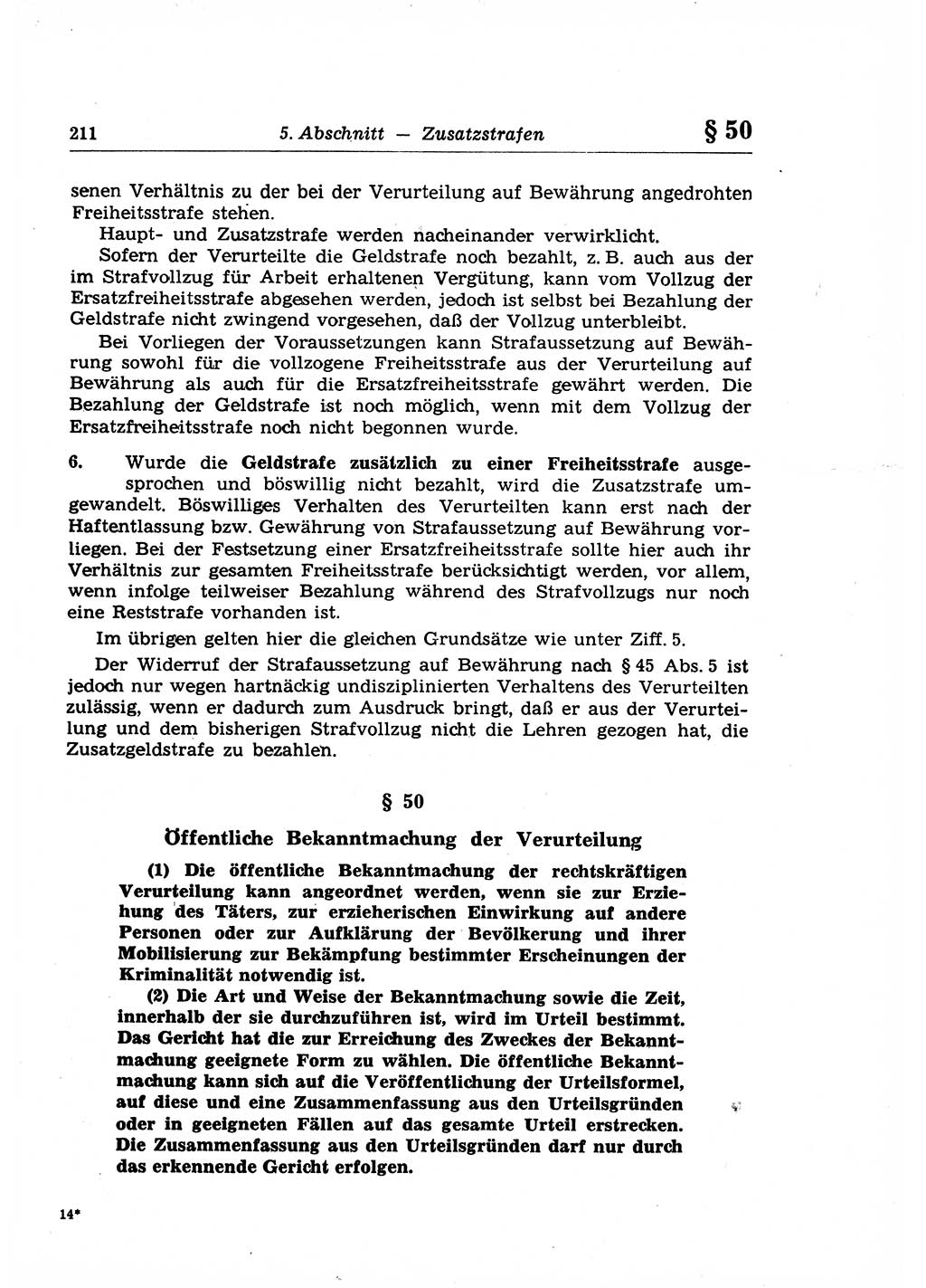 Strafrecht der Deutschen Demokratischen Republik (DDR), Lehrkommentar zum Strafgesetzbuch (StGB), Allgemeiner Teil 1969, Seite 211 (Strafr. DDR Lehrkomm. StGB AT 1969, S. 211)