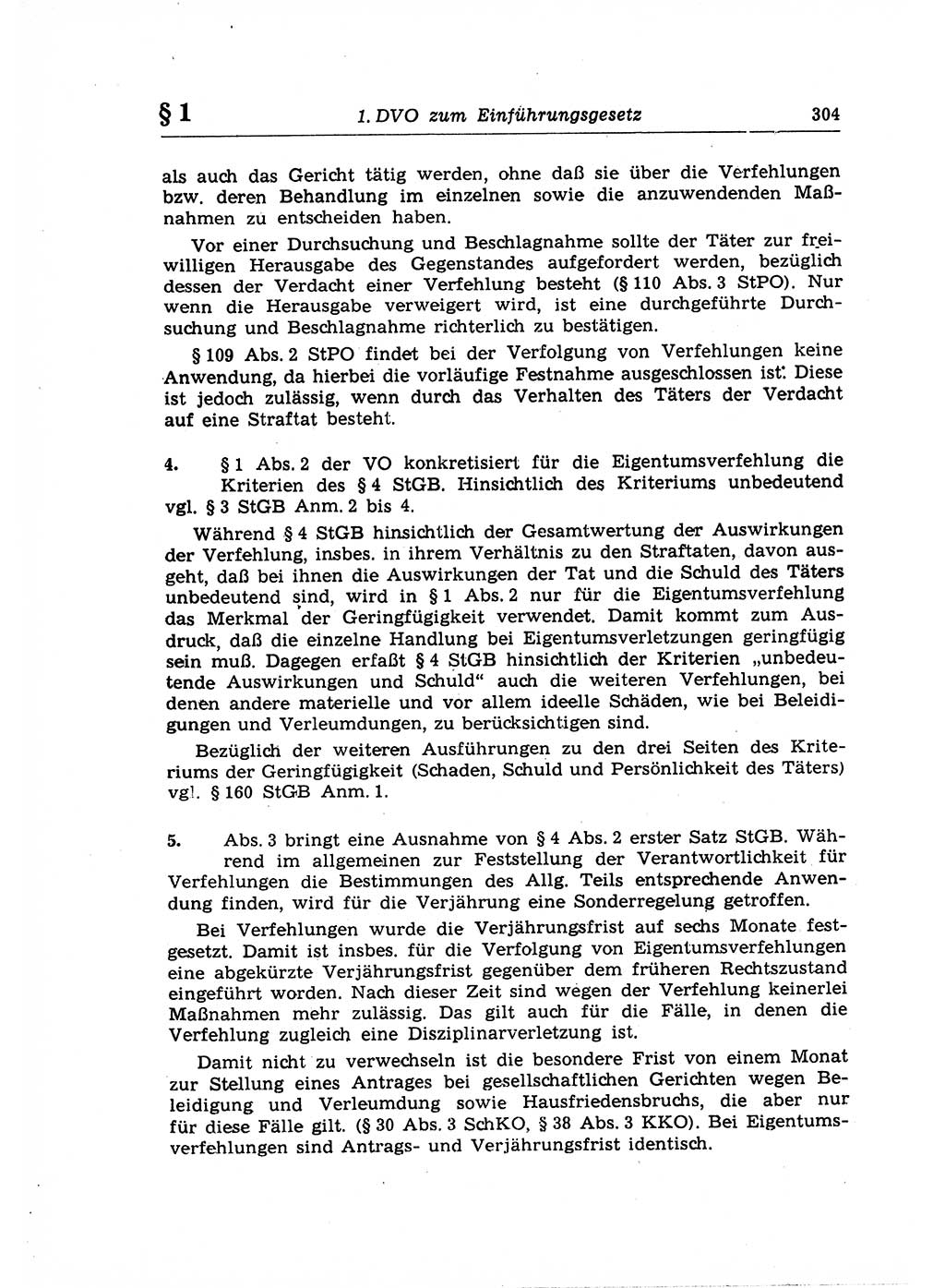 Strafrecht der Deutschen Demokratischen Republik (DDR), Lehrkommentar zum Strafgesetzbuch (StGB), Allgemeiner Teil 1969, Seite 304 (Strafr. DDR Lehrkomm. StGB AT 1969, S. 304)