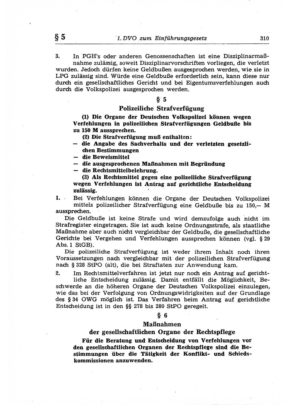 Strafrecht der Deutschen Demokratischen Republik (DDR), Lehrkommentar zum Strafgesetzbuch (StGB), Allgemeiner Teil 1969, Seite 310 (Strafr. DDR Lehrkomm. StGB AT 1969, S. 310)