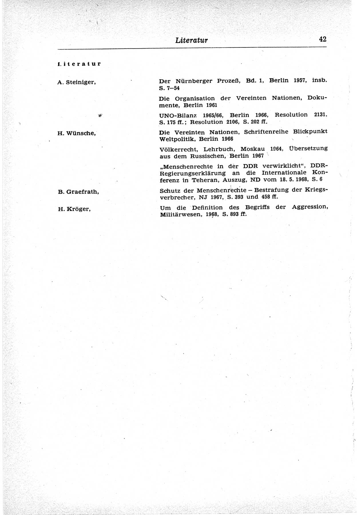 Strafrecht der Deutschen Demokratischen Republik (DDR), Lehrkommentar zum Strafgesetzbuch (StGB), Besonderer Teil 1969, Seite 42 (Strafr. DDR Lehrkomm. StGB BT 1969, S. 42)