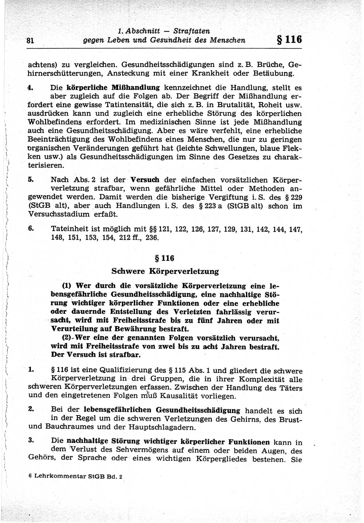 Strafrecht der Deutschen Demokratischen Republik (DDR), Lehrkommentar zum Strafgesetzbuch (StGB), Besonderer Teil 1969, Seite 81 (Strafr. DDR Lehrkomm. StGB BT 1969, S. 81)