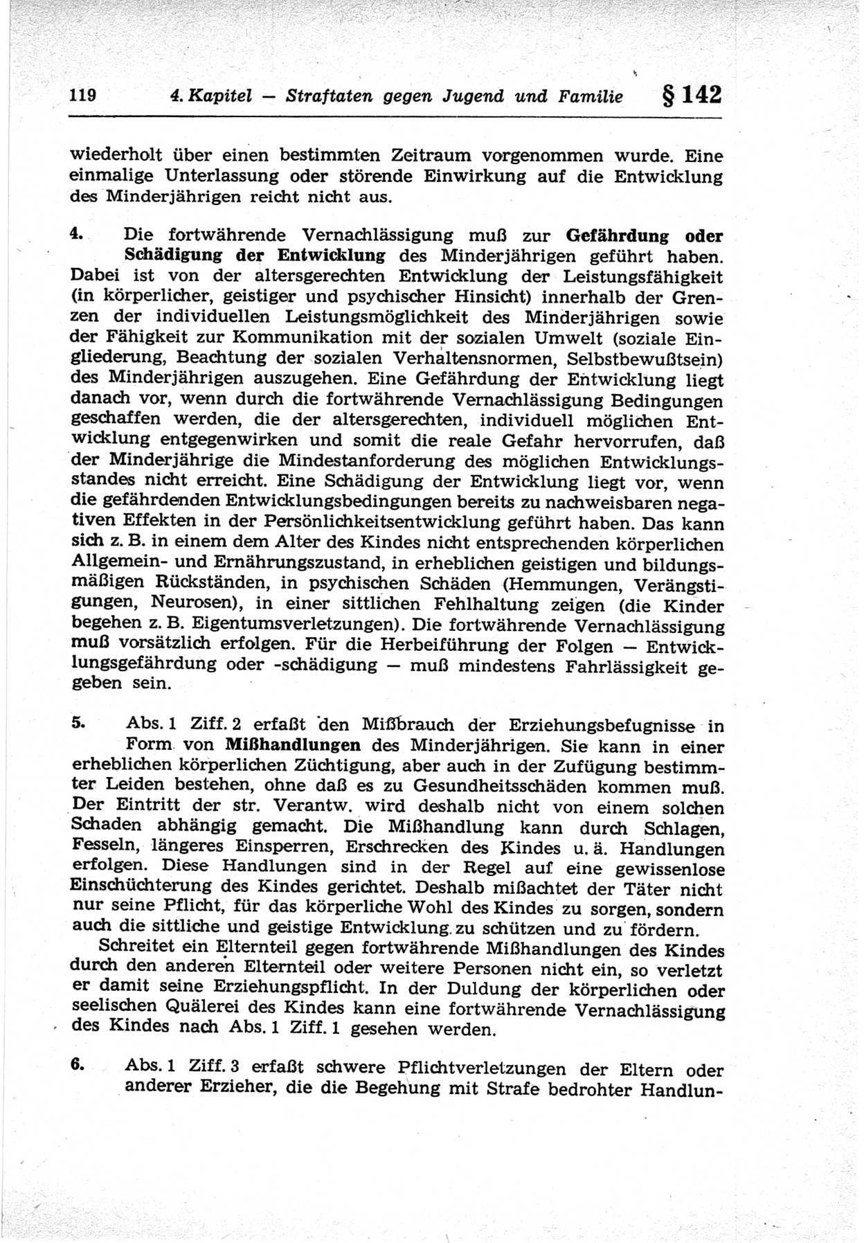 Strafrecht der Deutschen Demokratischen Republik (DDR), Lehrkommentar zum Strafgesetzbuch (StGB), Besonderer Teil 1969, Seite 119 (Strafr. DDR Lehrkomm. StGB BT 1969, S. 119)