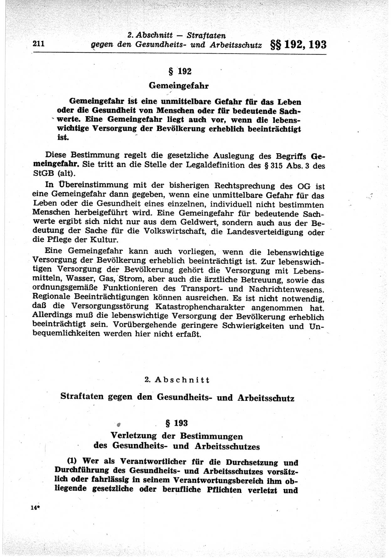 Strafrecht der Deutschen Demokratischen Republik (DDR), Lehrkommentar zum Strafgesetzbuch (StGB), Besonderer Teil 1969, Seite 211 (Strafr. DDR Lehrkomm. StGB BT 1969, S. 211)