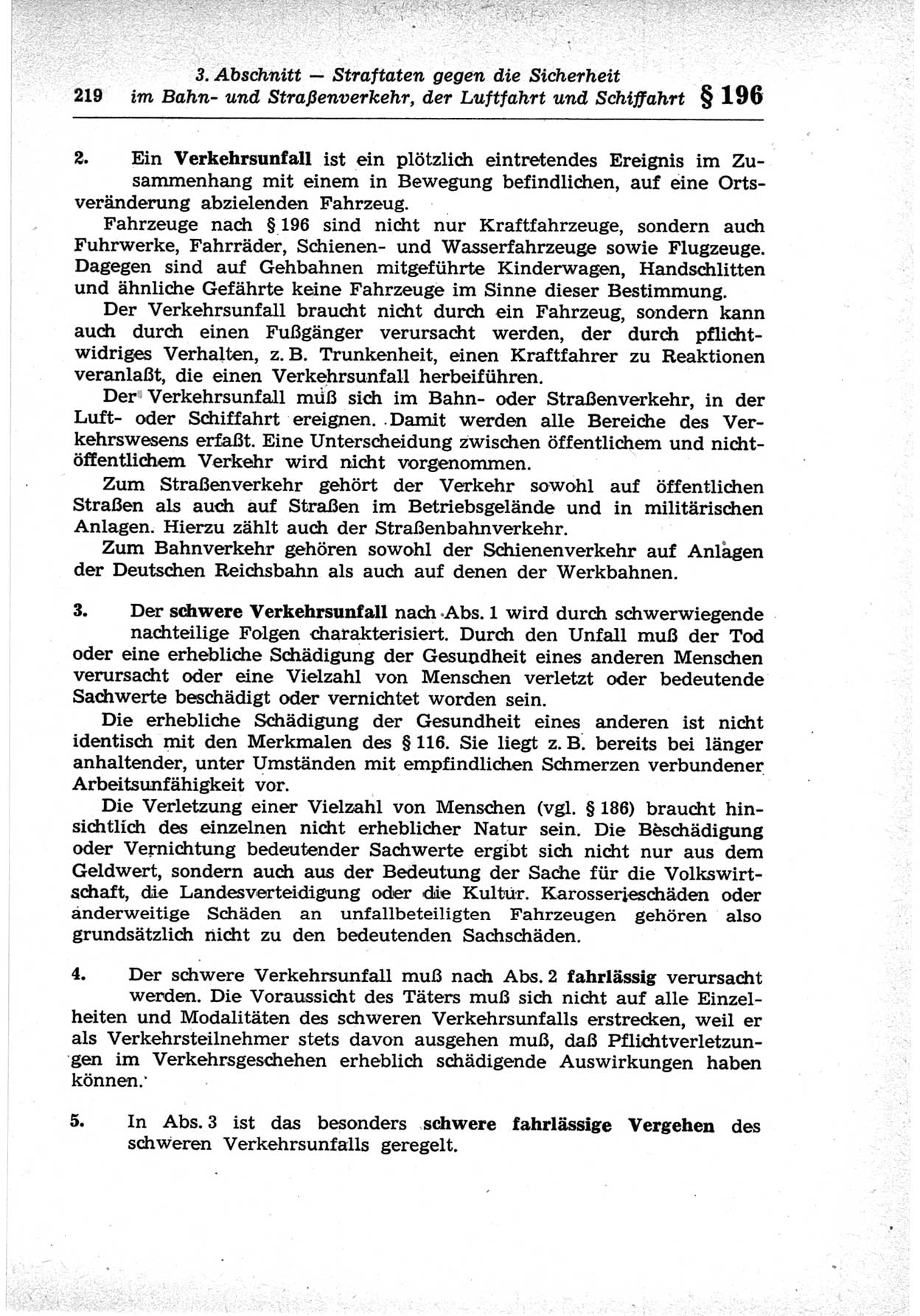 Strafrecht der Deutschen Demokratischen Republik (DDR), Lehrkommentar zum Strafgesetzbuch (StGB), Besonderer Teil 1969, Seite 219 (Strafr. DDR Lehrkomm. StGB BT 1969, S. 219)