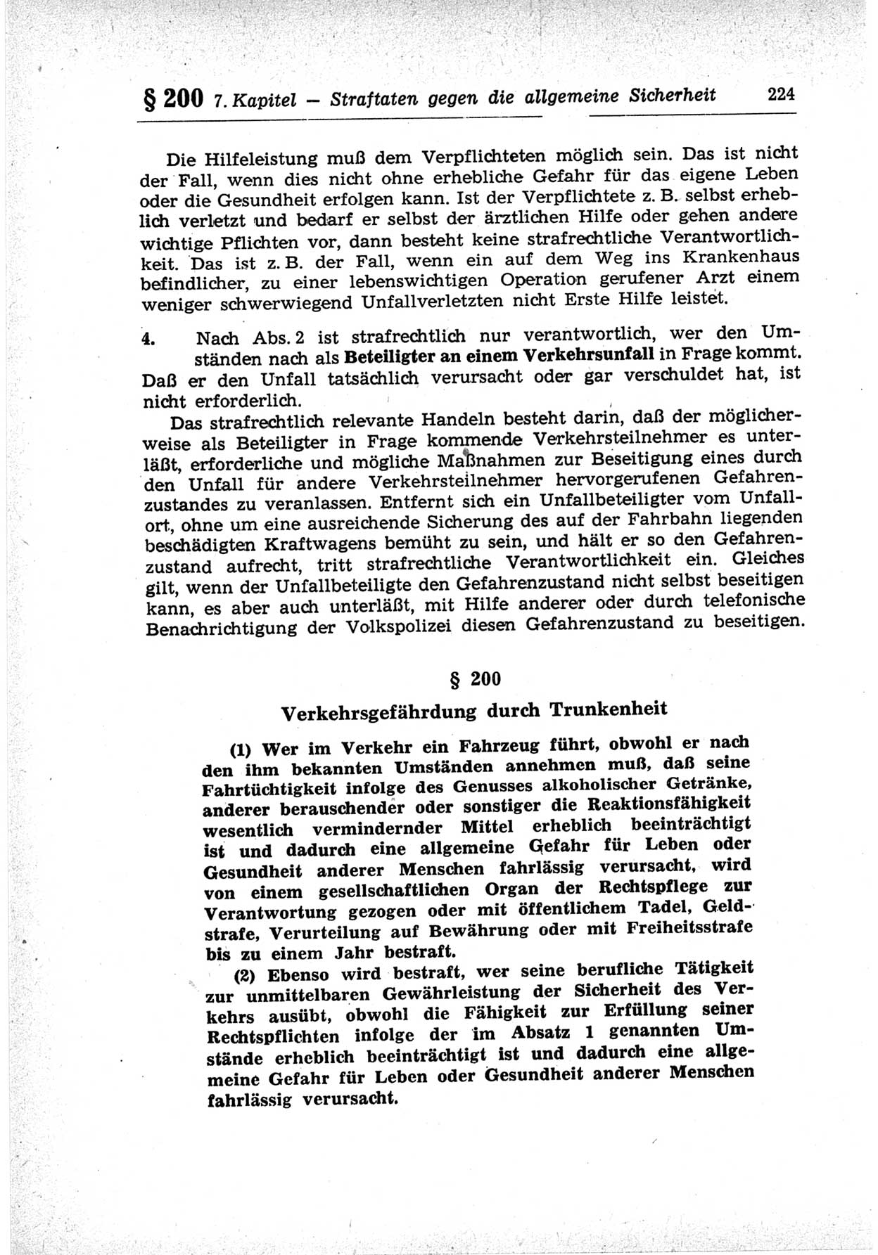 Strafrecht der Deutschen Demokratischen Republik (DDR), Lehrkommentar zum Strafgesetzbuch (StGB), Besonderer Teil 1969, Seite 224 (Strafr. DDR Lehrkomm. StGB BT 1969, S. 224)