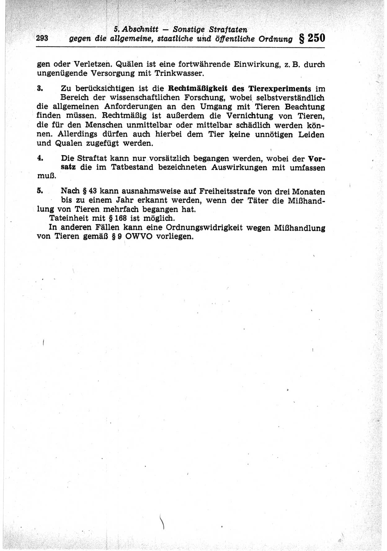 Strafrecht der Deutschen Demokratischen Republik (DDR), Lehrkommentar zum Strafgesetzbuch (StGB), Besonderer Teil 1969, Seite 293 (Strafr. DDR Lehrkomm. StGB BT 1969, S. 293)