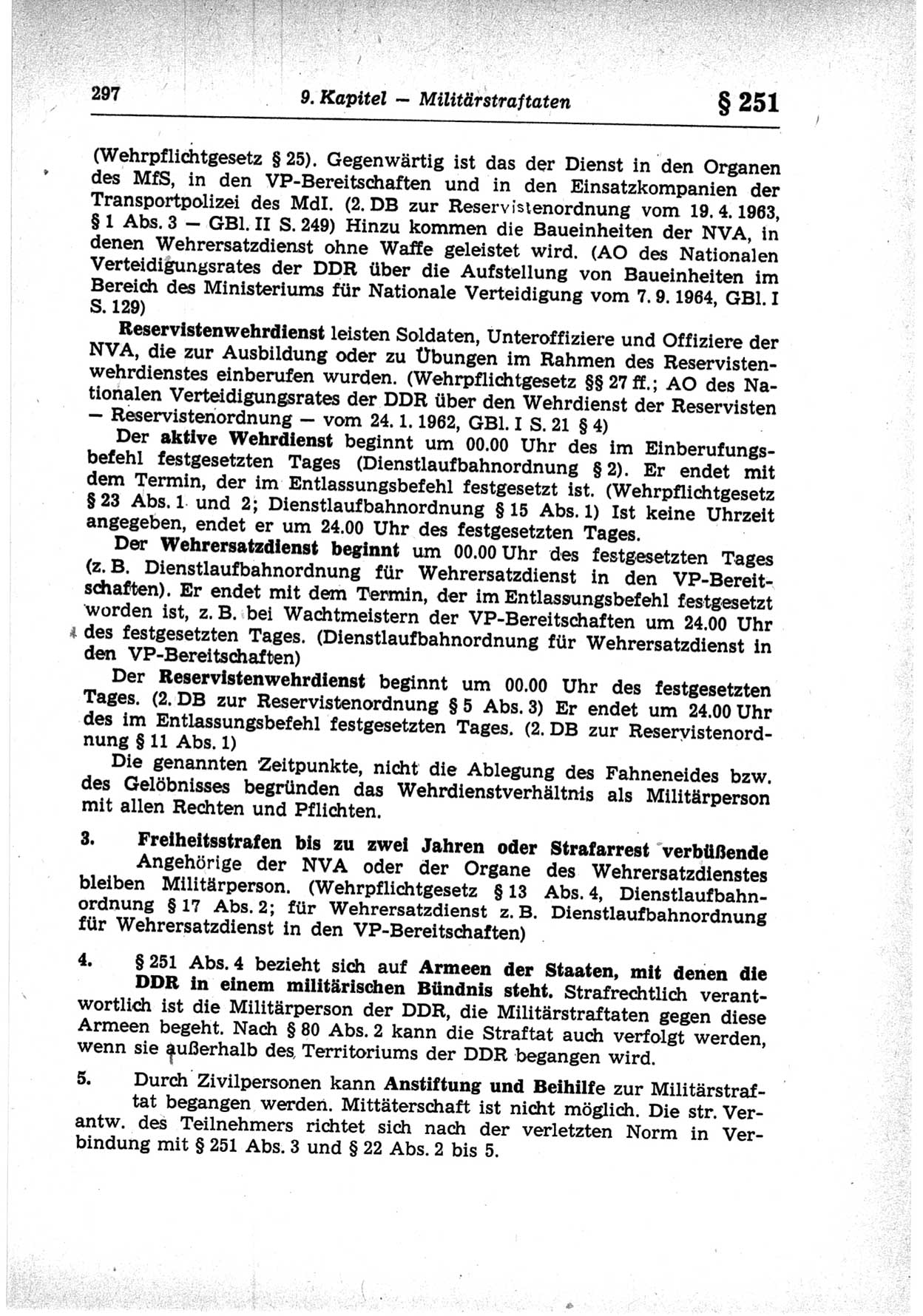 Strafrecht der Deutschen Demokratischen Republik (DDR), Lehrkommentar zum Strafgesetzbuch (StGB), Besonderer Teil 1969, Seite 297 (Strafr. DDR Lehrkomm. StGB BT 1969, S. 297)