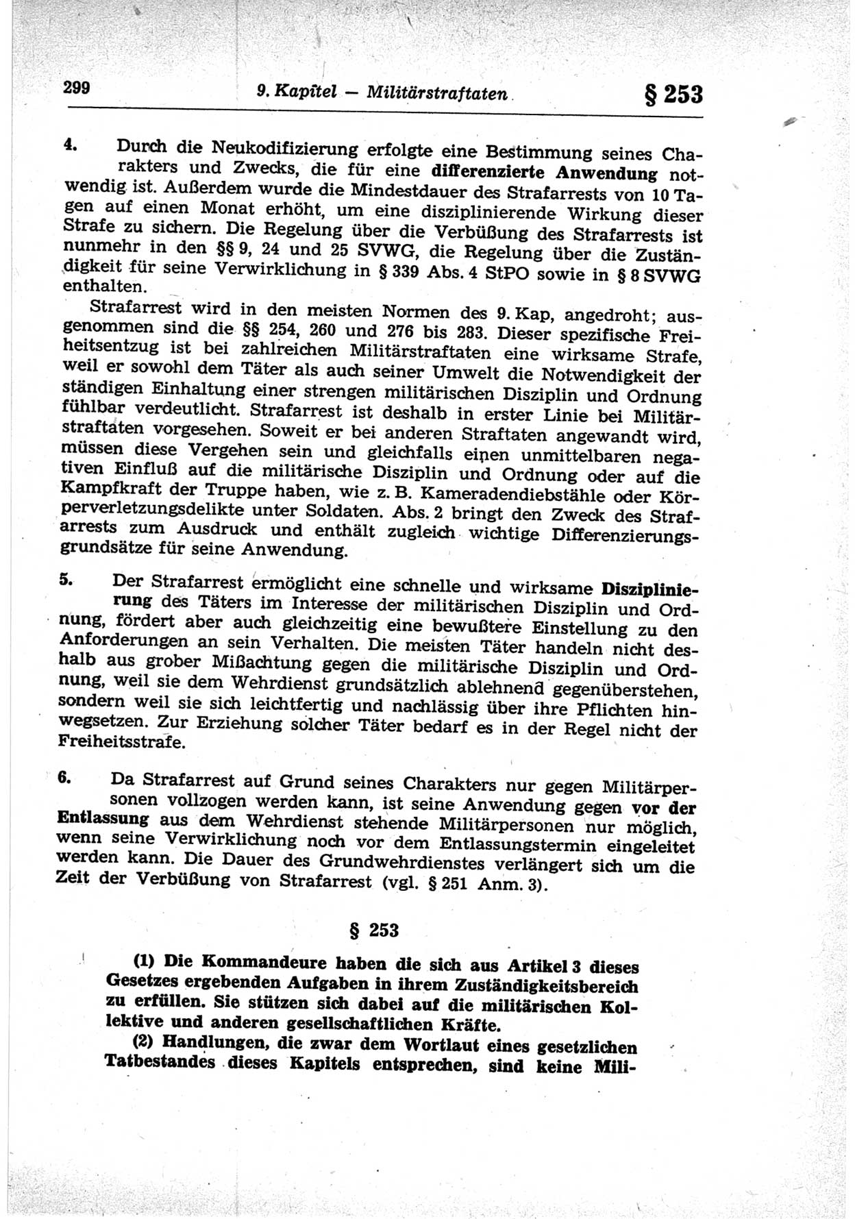 Strafrecht der Deutschen Demokratischen Republik (DDR), Lehrkommentar zum Strafgesetzbuch (StGB), Besonderer Teil 1969, Seite 299 (Strafr. DDR Lehrkomm. StGB BT 1969, S. 299)