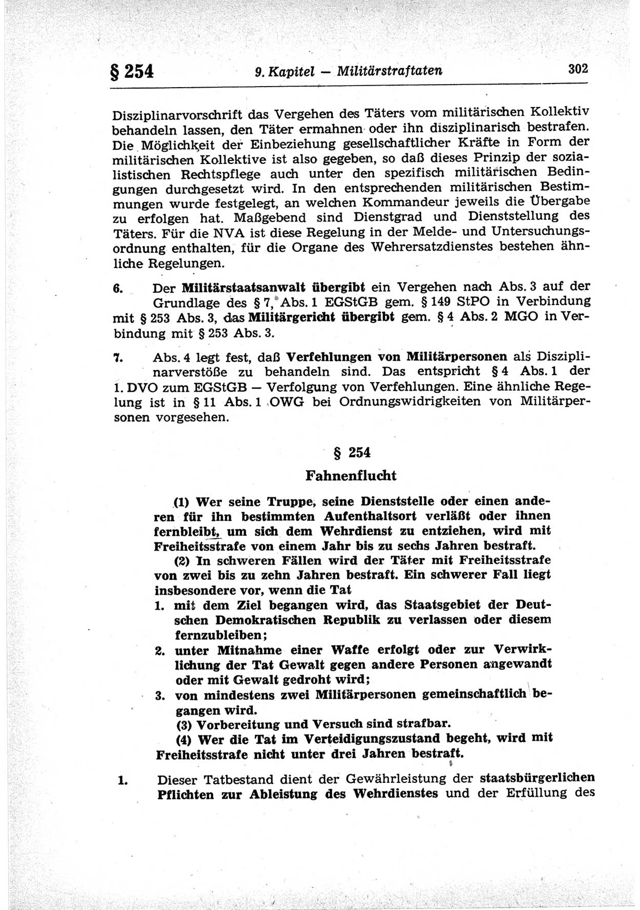 Strafrecht der Deutschen Demokratischen Republik (DDR), Lehrkommentar zum Strafgesetzbuch (StGB), Besonderer Teil 1969, Seite 302 (Strafr. DDR Lehrkomm. StGB BT 1969, S. 302)