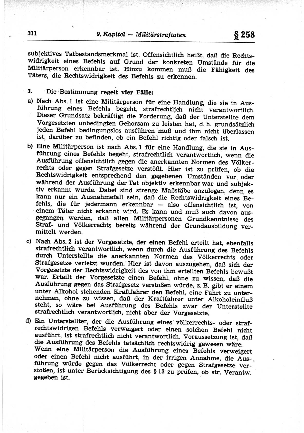 Strafrecht der Deutschen Demokratischen Republik (DDR), Lehrkommentar zum Strafgesetzbuch (StGB), Besonderer Teil 1969, Seite 311 (Strafr. DDR Lehrkomm. StGB BT 1969, S. 311)