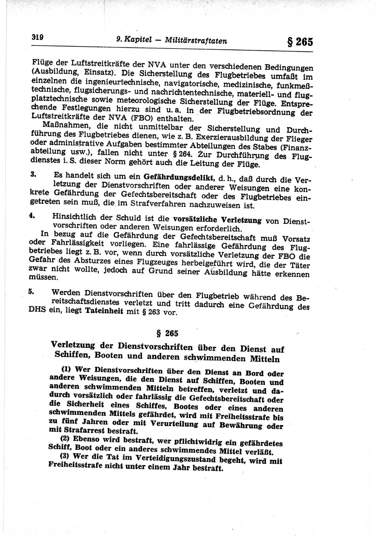 Strafrecht der Deutschen Demokratischen Republik (DDR), Lehrkommentar zum Strafgesetzbuch (StGB), Besonderer Teil 1969, Seite 319 (Strafr. DDR Lehrkomm. StGB BT 1969, S. 319)