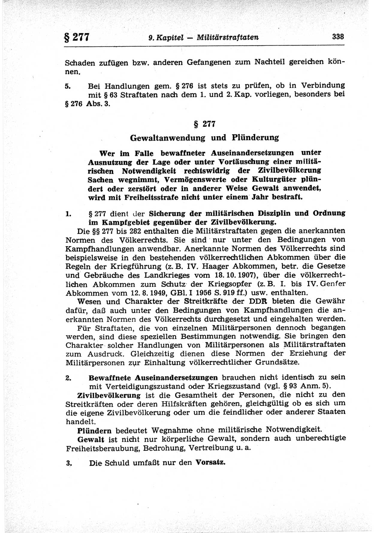 Strafrecht der Deutschen Demokratischen Republik (DDR), Lehrkommentar zum Strafgesetzbuch (StGB), Besonderer Teil 1969, Seite 338 (Strafr. DDR Lehrkomm. StGB BT 1969, S. 338)