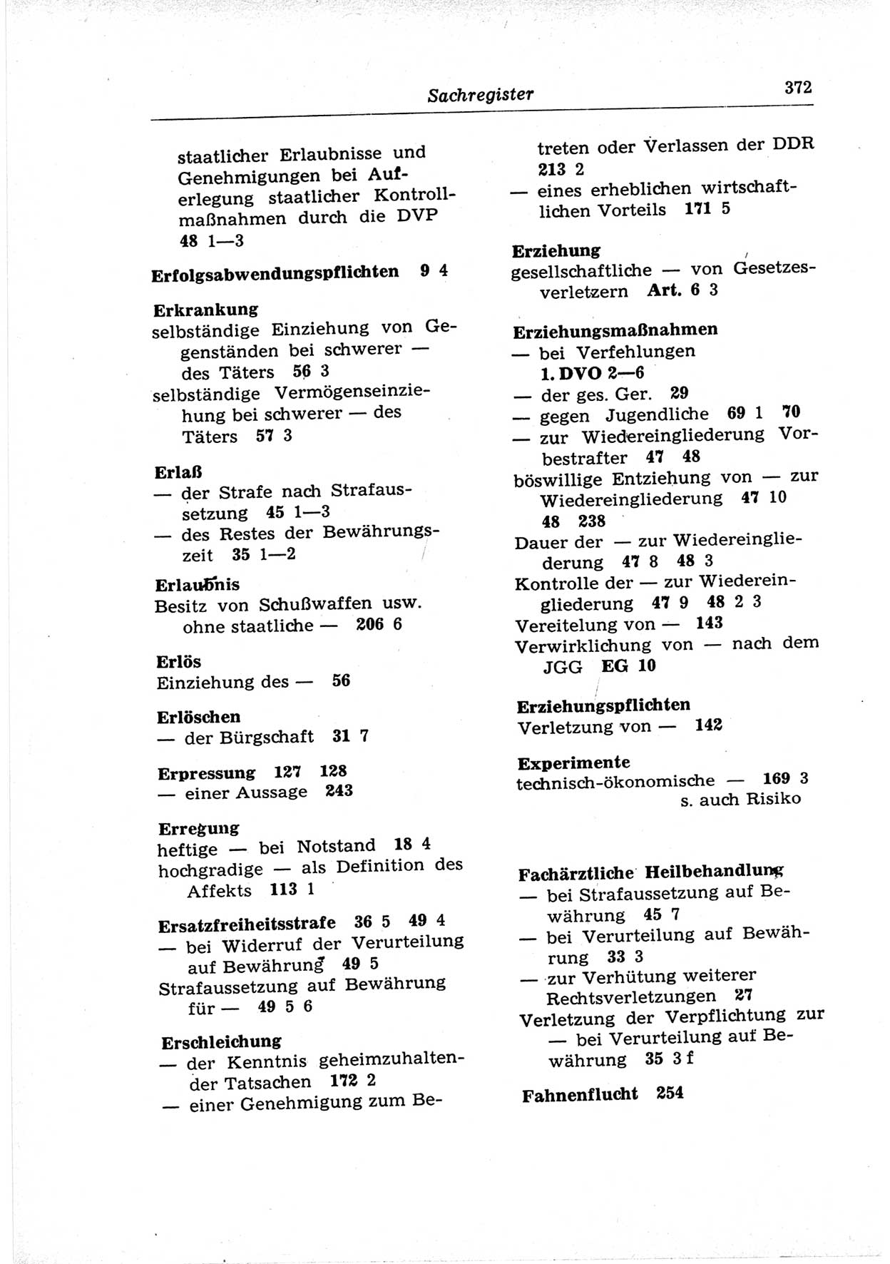 Strafrecht der Deutschen Demokratischen Republik (DDR), Lehrkommentar zum Strafgesetzbuch (StGB), Besonderer Teil 1969, Seite 372 (Strafr. DDR Lehrkomm. StGB BT 1969, S. 372)
