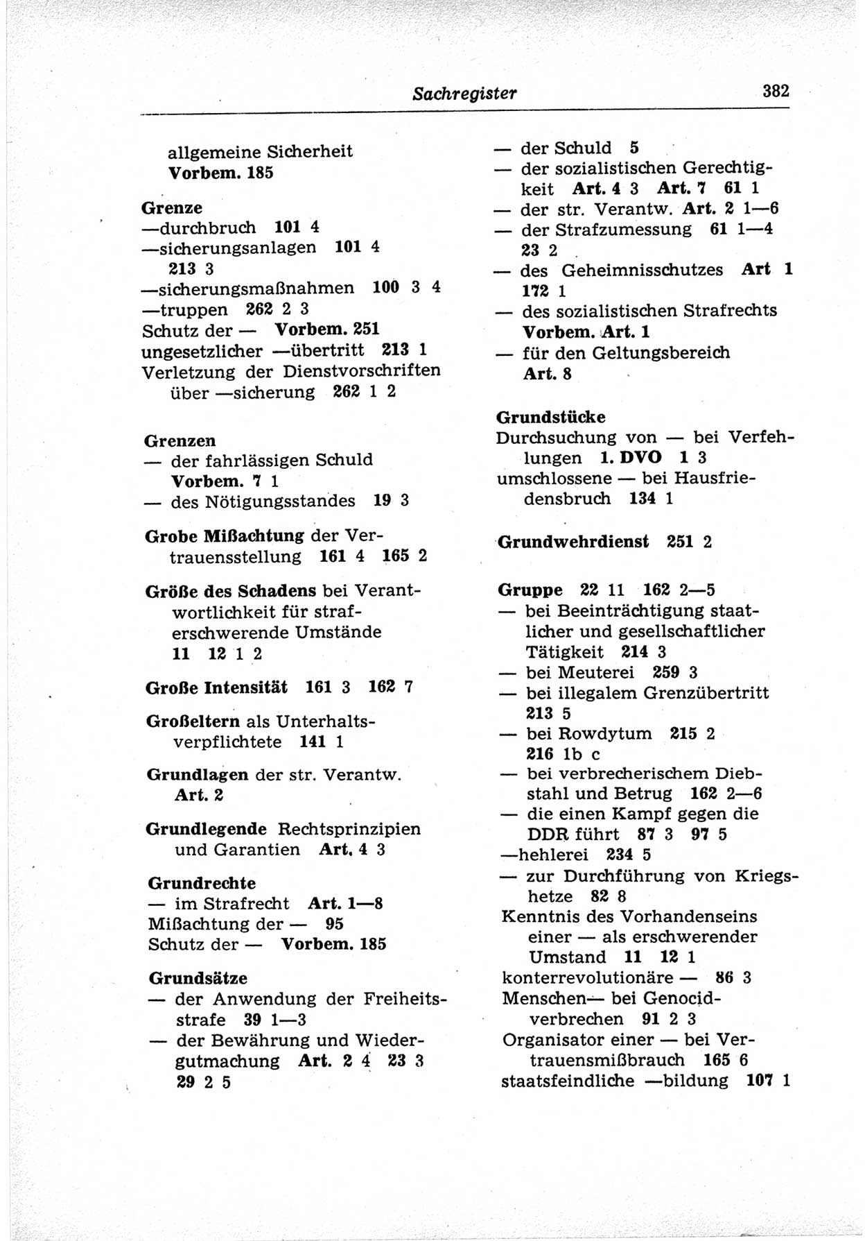 Strafrecht der Deutschen Demokratischen Republik (DDR), Lehrkommentar zum Strafgesetzbuch (StGB), Besonderer Teil 1969, Seite 382 (Strafr. DDR Lehrkomm. StGB BT 1969, S. 382)