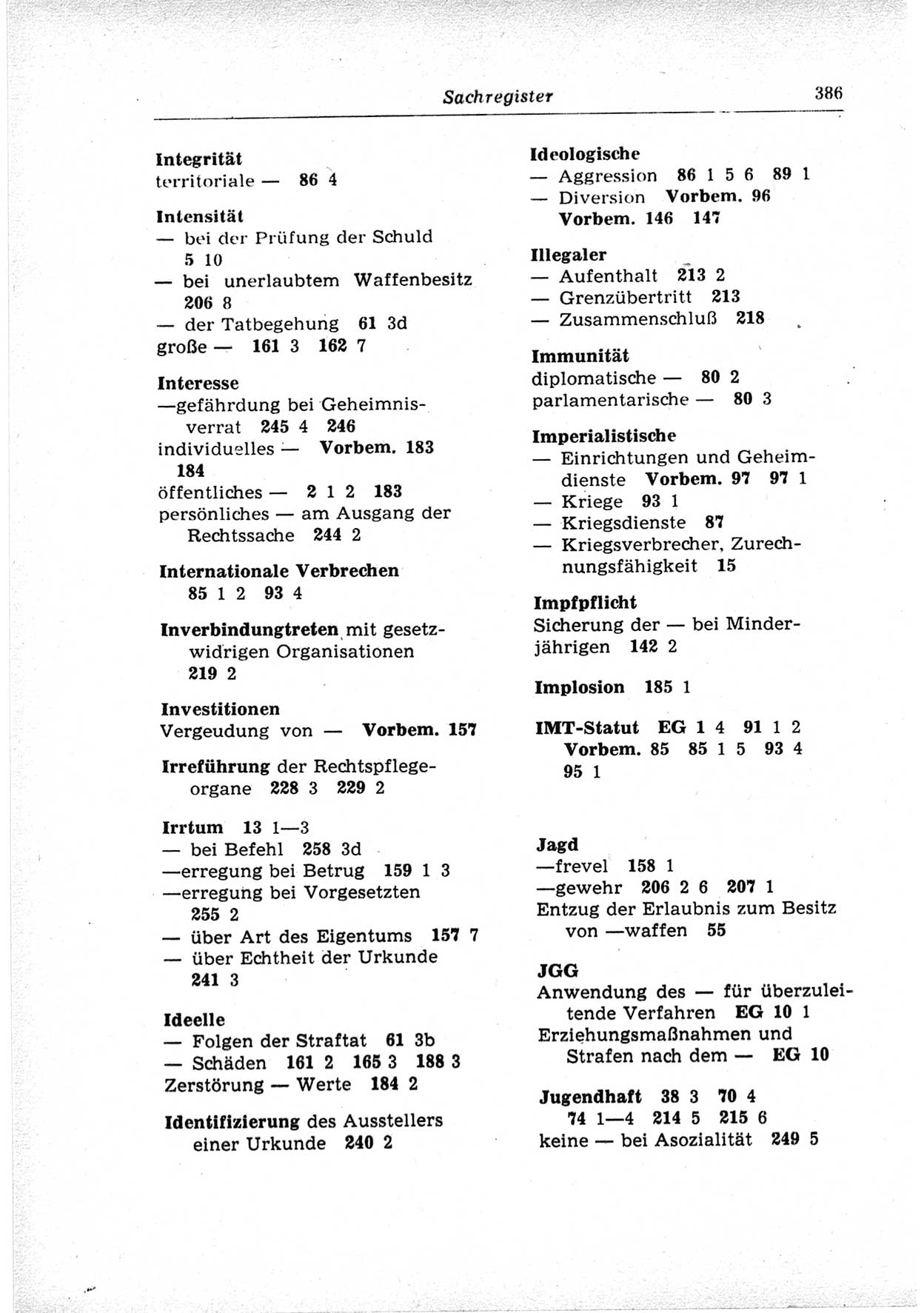 Strafrecht der Deutschen Demokratischen Republik (DDR), Lehrkommentar zum Strafgesetzbuch (StGB), Besonderer Teil 1969, Seite 386 (Strafr. DDR Lehrkomm. StGB BT 1969, S. 386)